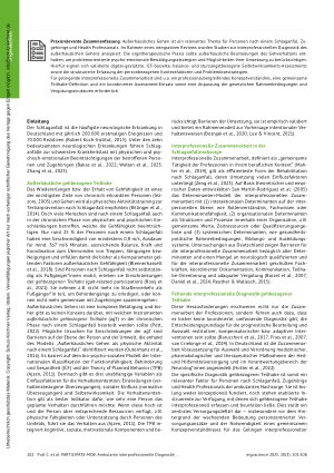 Vorschauseite 2: PARTICIPATE-MOB: Ambulante interprofessionelle Diagnostik der außerhäuslichen gehbezogenen Teilhabe von Personen nach Schlaganfall – Integratives Review