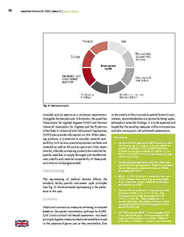 Vorschauseite 4: Basic hygiene during the COVID-19 pandemic in dental practices