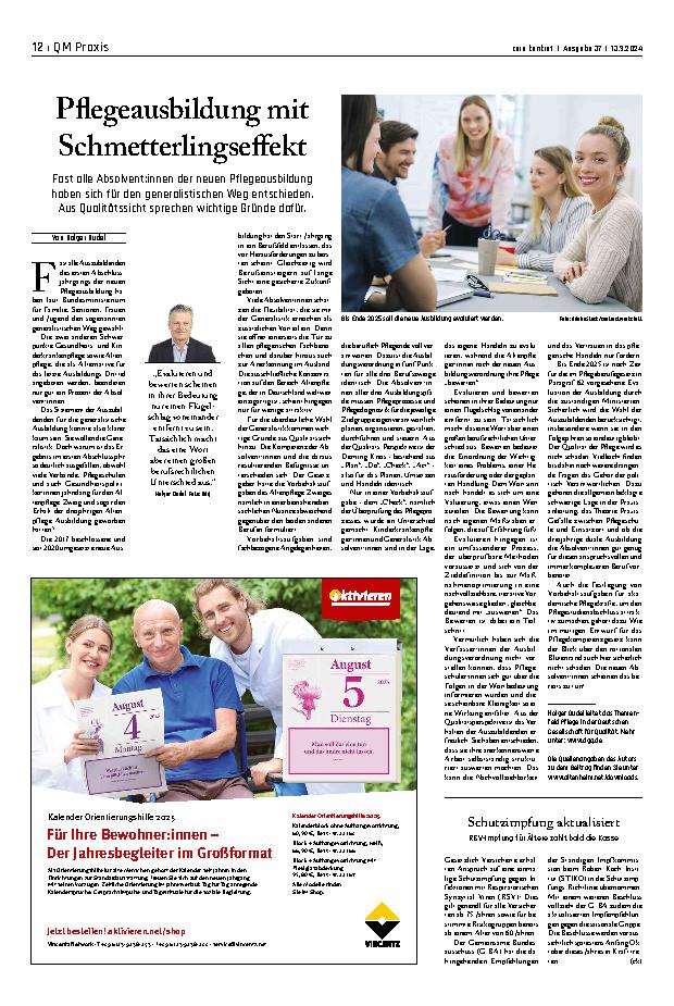 Vorschauseite 1: Pflegeausbildung mit Schmetterlingseffekt
