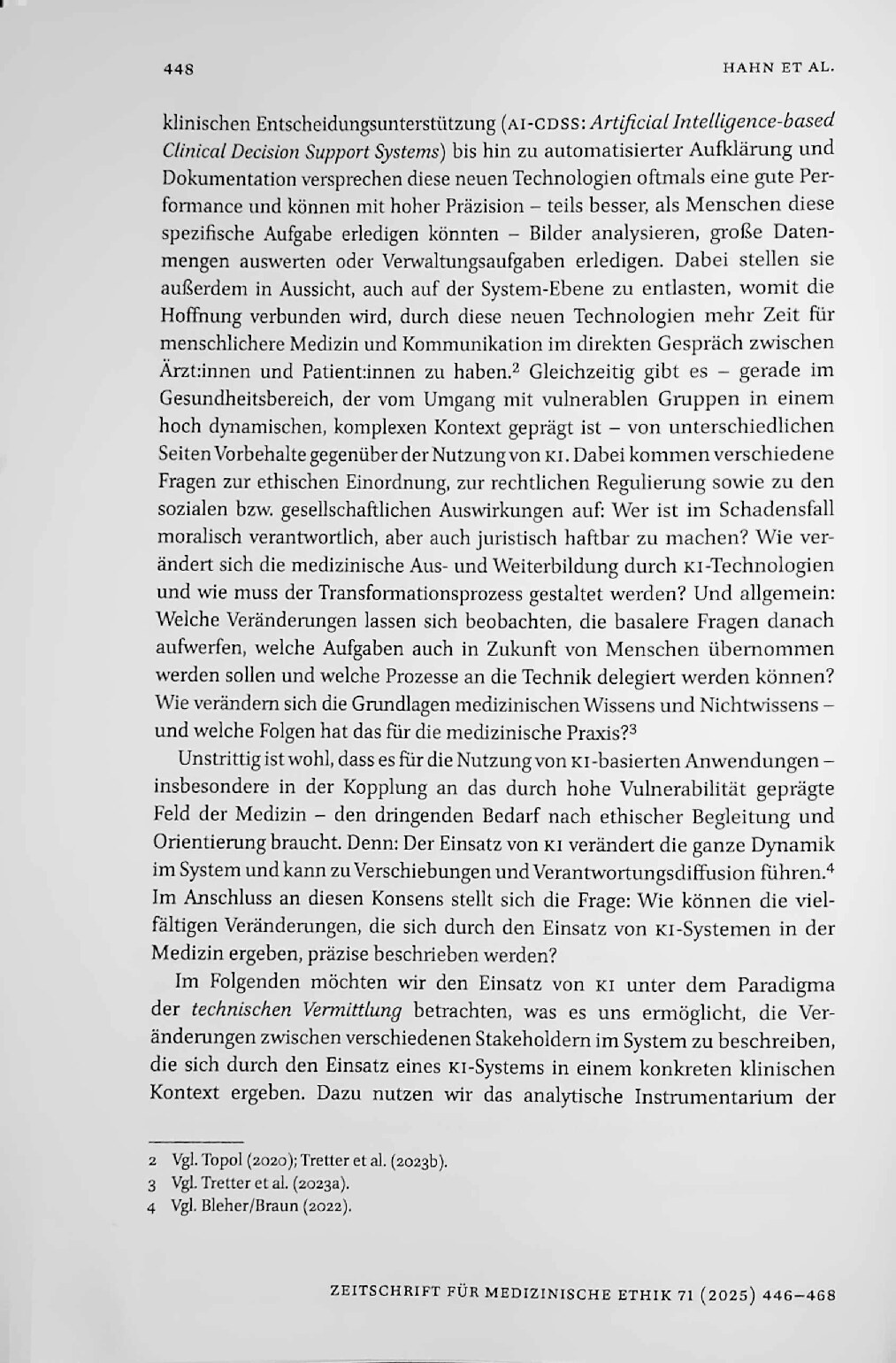 Vorschauseite 3: Aktanten im Gesundheitswesen? KI-Systeme aus der Perspektive technischer Vermittlung