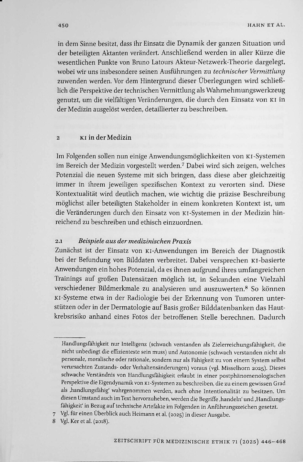 Vorschauseite 5: Aktanten im Gesundheitswesen? KI-Systeme aus der Perspektive technischer Vermittlung