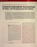 Vorschauseite 1: Erweiterte heilkundliche Verantwortung für Pflegeund Therapieprozesse übernehmen.