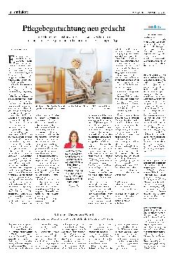 Vorschauseite 1: Pflegebegutachtung neu gedacht
