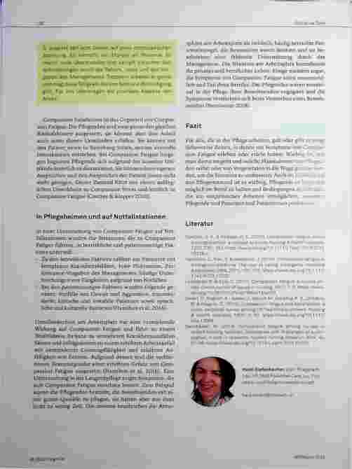 Vorschauseite 3: Compassion Fatigue: Wenn die Empathie verloren geht