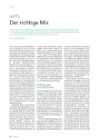 Vorschauseite 1: Der richtige Mix