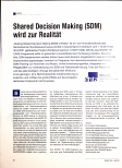 Vorschauseite 1: Shared Decision Making (SDM) wird zur Realität