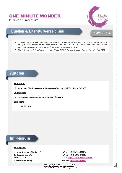 Vorschauseite 5: Kompressionstherapie zur Vorbeugung des erneuten Auftretens von Ulcus cruris venosum
