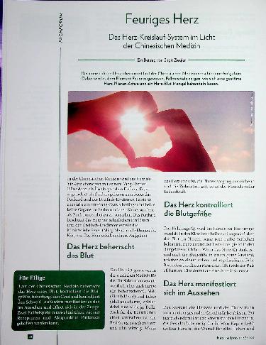 Vorschauseite 1: Feuriges Herz: Das Herz-Kreislauf-System im Licht der Chinesischen Medizin