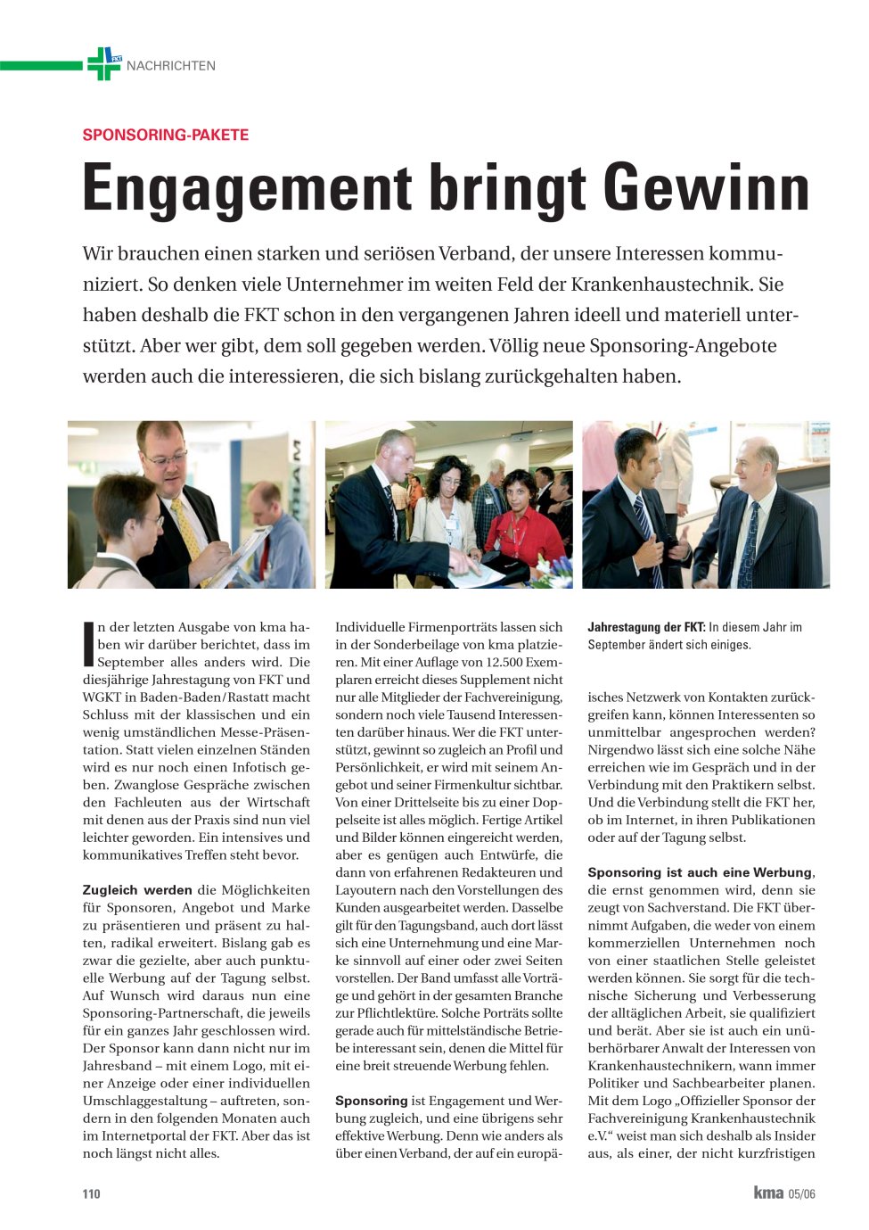 Vorschauseite 1: Engagement bringt Gewinn