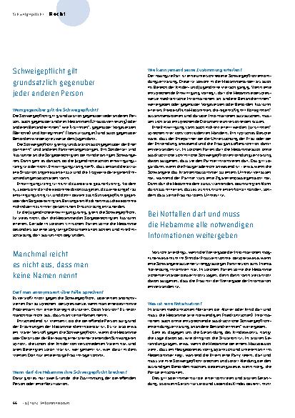 Vorschauseite 3: Schweigen ist Gold