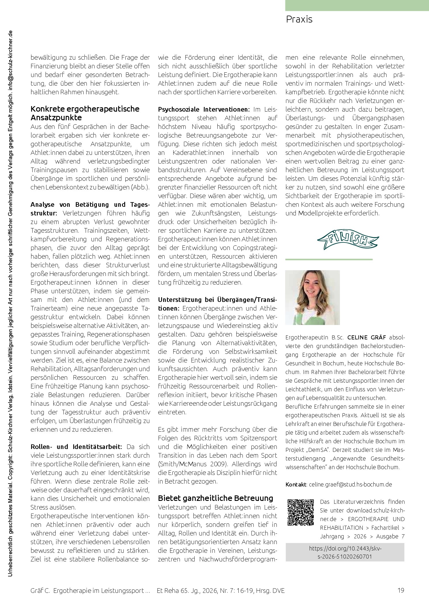 Vorschauseite 4: Ergänzt bestehende rehabilitative Ansätze um eine psychosoziale Perspektive