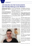 Vorschauseite 1: Es bräuchte eine klar kommunizierte inter*friendly Haltung an den Kliniken.