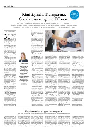 Vorschauseite 1: Künftig mehr Transparenz, Standardisierung und Effizienz