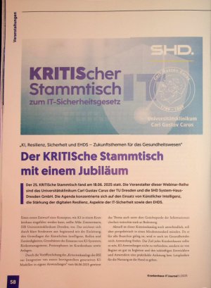 Vorschauseite 1: Der KRITISche Stammtisch mit einem Jubiläum