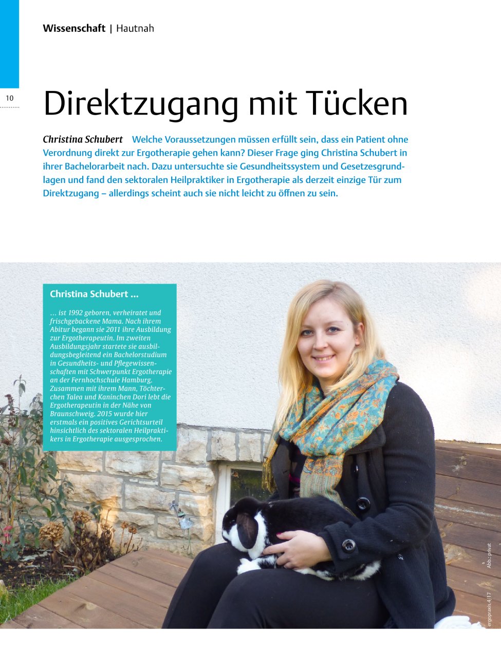 Vorschauseite 1: Christina Schubert ? Direktzugang mit Tücken