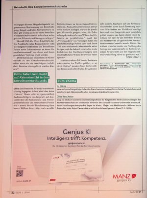 Vorschauseite 3: Rechtsmittellegitimation und Akteneirisicht Angehöriger