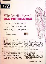 Vorschauseite 1: Erkrankungen des Mittelohrs