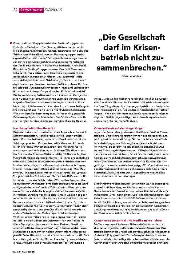 Vorschauseite 3: Stark in der schwierigen Zeit