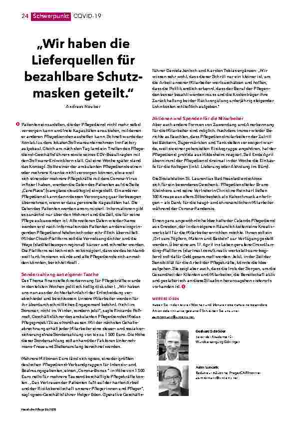 Vorschauseite 5: Stark in der schwierigen Zeit