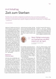 Vorschauseite 1: Im Klinikalltag Zeit zum Sterben.
