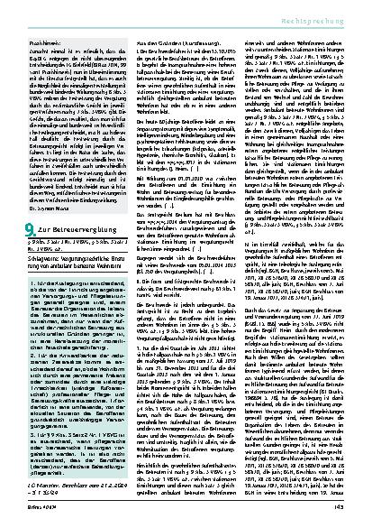 Vorschauseite 1: 9. Zur Betreuungsvergütung