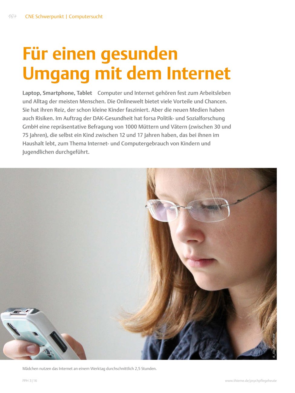 Vorschauseite 1: Für einen gesunden Umgang mit dem Internet