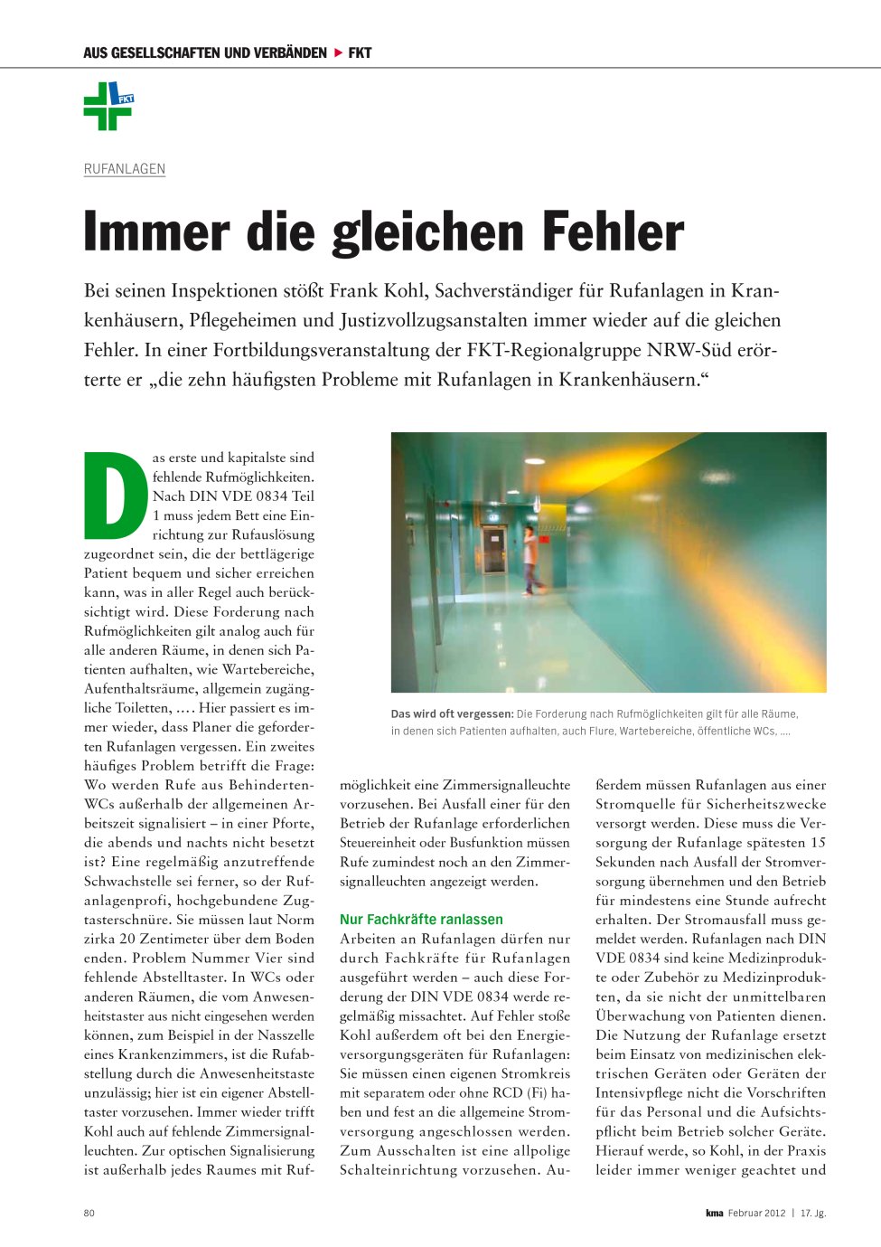 Vorschauseite 1: Immer die gleichen Fehler