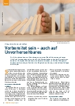Vorschauseite 1: Prävention für den Ernstfall: Vorbereitet sein – auch auf Unvorhersehbares