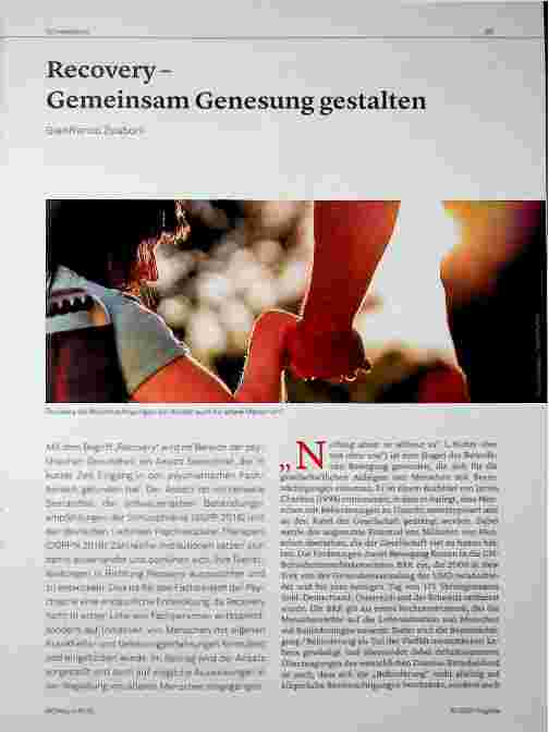 Vorschauseite 1: Recovery - Gemeinsam Genesung gestalten