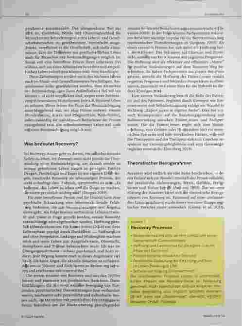 Vorschauseite 2: Recovery - Gemeinsam Genesung gestalten