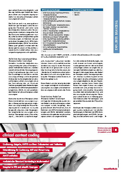 Vorschauseite 2: Physiotherapie im Krankenhaus: Sinnvoller Einsatz von begrenzten Ressourcen oder: das Wolfsburger Modell