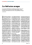 Vorschauseite 1: Zur Reflexion anregen