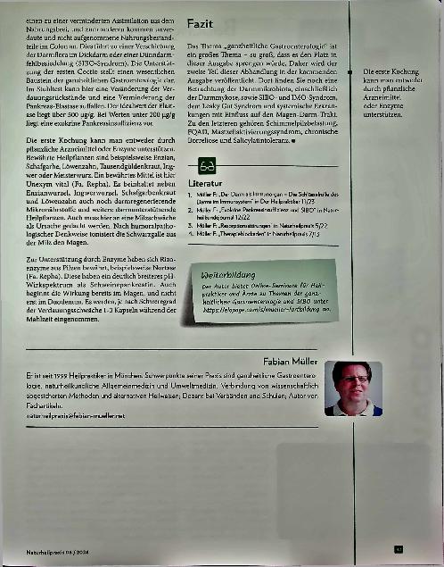 Vorschauseite 5: Der Tod sitzt im Darm. Ganzheitliche Gastroenterologie - Teil 1.