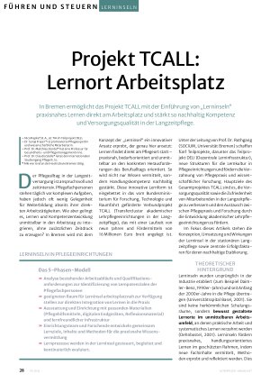 Vorschauseite 1: Projekt TCALL: Lernort Arbeitsplatz