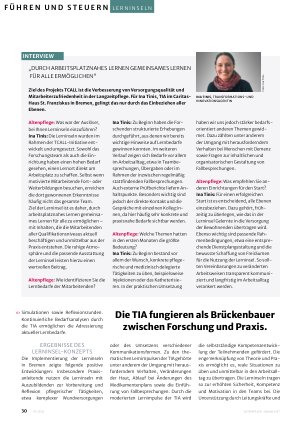 Vorschauseite 3: Projekt TCALL: Lernort Arbeitsplatz