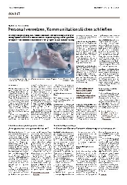 Vorschauseite 1: Personal vernetzen, Kommunikationslücken schließen