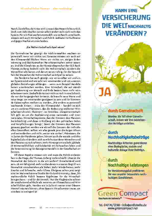 Vorschauseite 4: Zurück in eine bessere Zukunft!