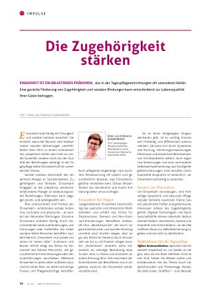 Vorschauseite 1: Die Zugehörigkeit stärken