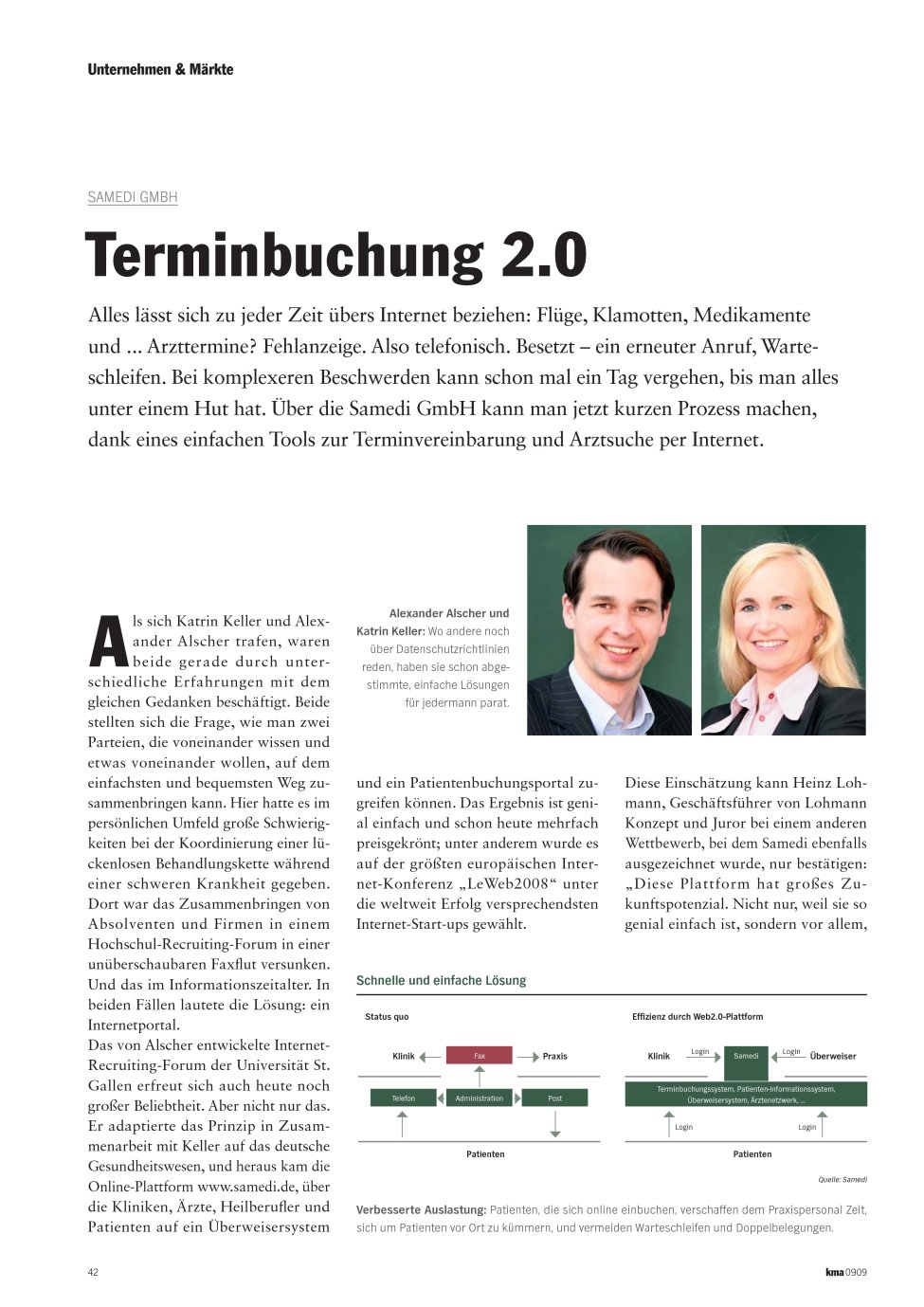 Vorschauseite 1: Terminbuchung 2.0