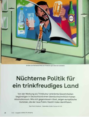 Vorschauseite 1: Nüchterne Politik für ein trinkfreudiges Land