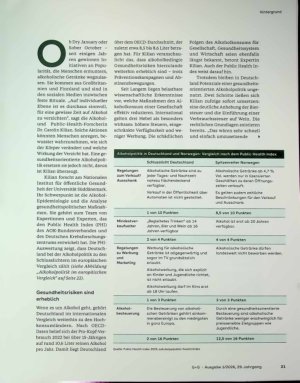 Vorschauseite 2: Nüchterne Politik für ein trinkfreudiges Land