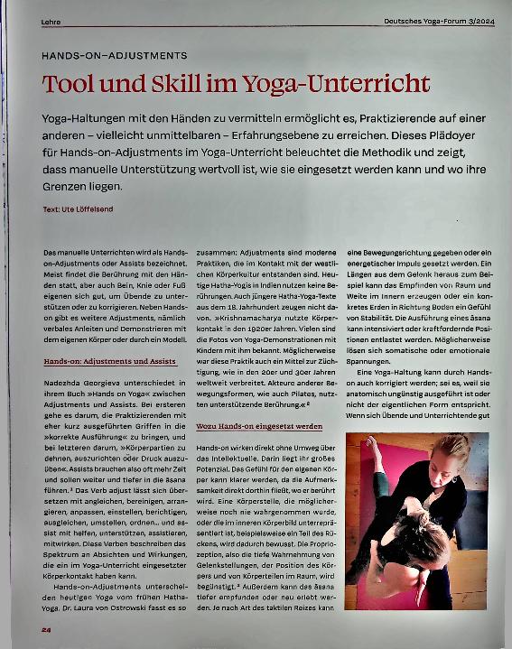 Vorschauseite 1: Tool und Skill im Yoga-Unterricht