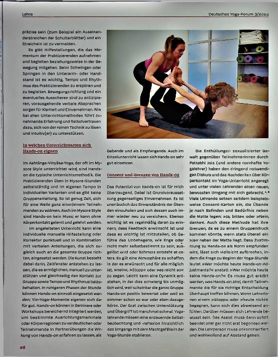 Vorschauseite 3: Tool und Skill im Yoga-Unterricht