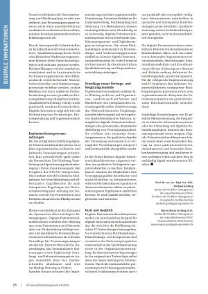 Vorschauseite 3: Digitale Innovationen im Krankenhaus Patientenrückmeldesysteme als Prozessinnovation für Qualitätssteuerung und Organisationsentwicklung