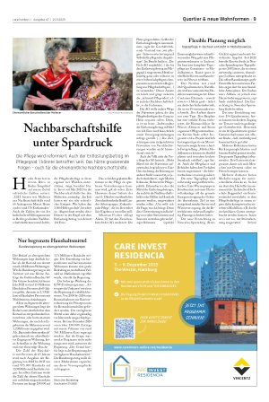 Vorschauseite 1: Nachbarschaftshilfe unter Spardruck
