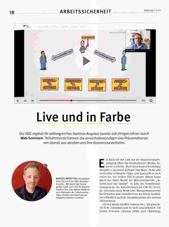 Vorschauseite 1: Leben und in Farbe