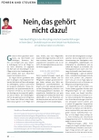 Vorschauseite 1: Nein, das gehört nicht dazu!