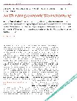 Vorschauseite 1: An Wunder grenzende Wertschätzung