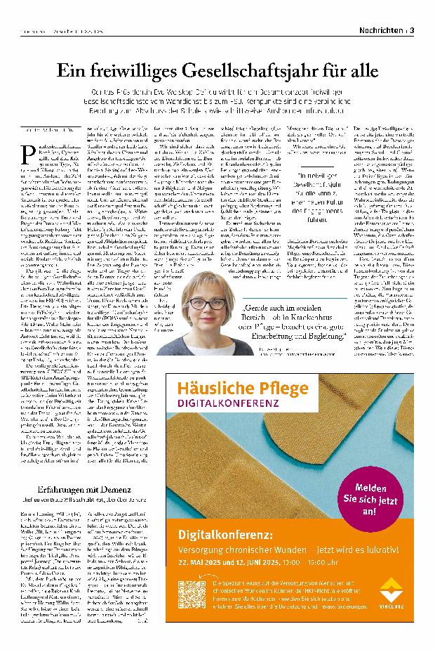 Vorschauseite 1: Ein freiwilliges Gesellschaftsjahr für alle