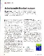 Vorschauseite 1: Arbeitsrecht flexibel nutzen